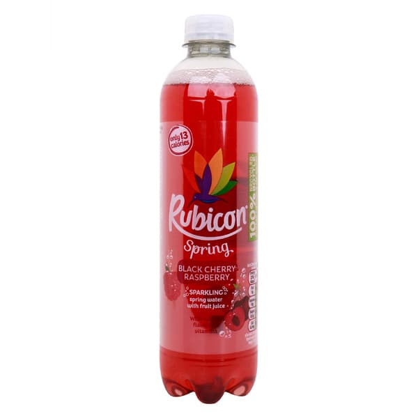 Rubicon Spring Black Cherry Raspberry Sparkling Water 500Ml