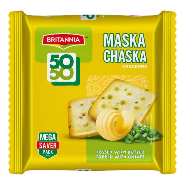 Britannia 50-50 Maska Chaska Crackers 10X62G