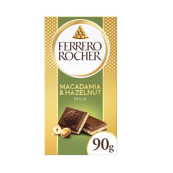 Ferrero Rocher Macadamia & Hazelnut Milk Bar 90G