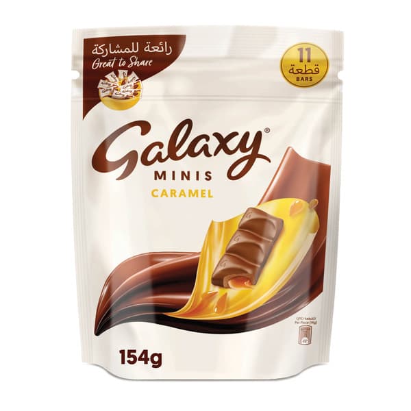 Galaxy Minis Caramel Chocolate 154G