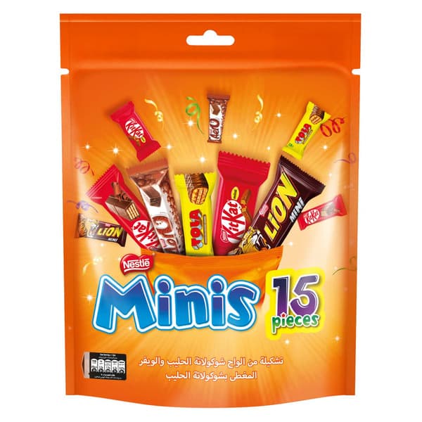 Nestle Minis Mix Chocolate Bag 15Pcs