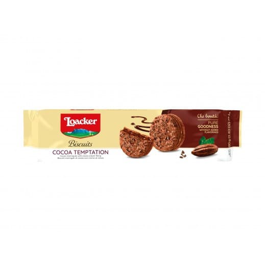 Loacker Cocoa Temptation Biscuits 80G