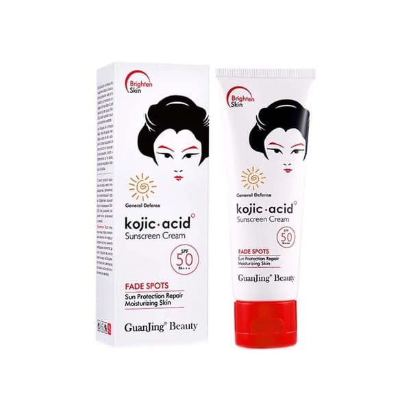 Guanjing Kojic Acid Sunscreen Cream Spf50 80Gm