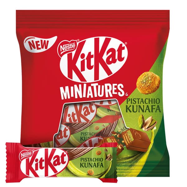 KitKat Miniatures Pistachio Kunafa Chocolate Bag 96.3G