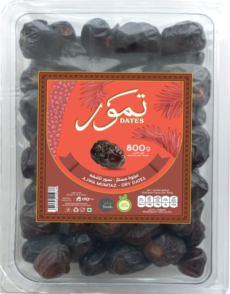 Pure Foods Ajwa Mumtaz Dry Dates 800G