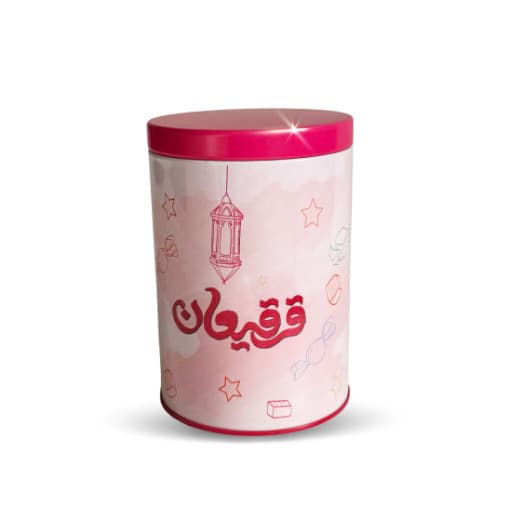Al Seedawi Gergian Festival Pink Assorted Candy Tin 100G