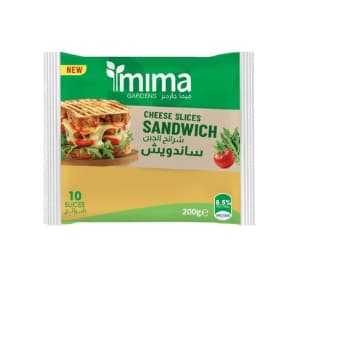 Mima Gardens Sandwich Cheese 10 Slices 200g