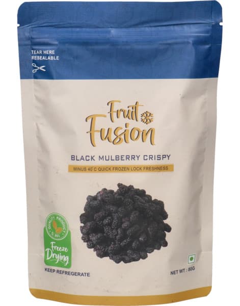 Fruit Fusion Cripsy Blackberry Mulberry 80G