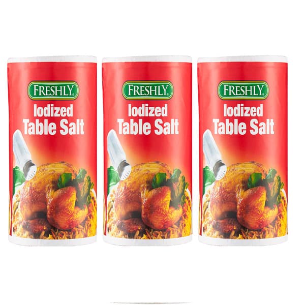 Freshly Iodized Table Salt 3X737G
