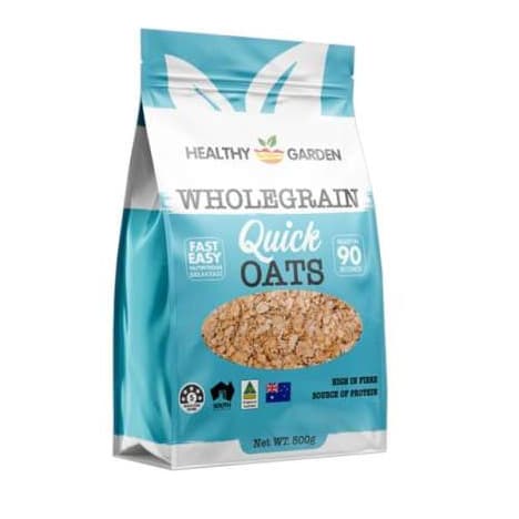 Healthy Garden Wholegrain Quick Oats 500G
