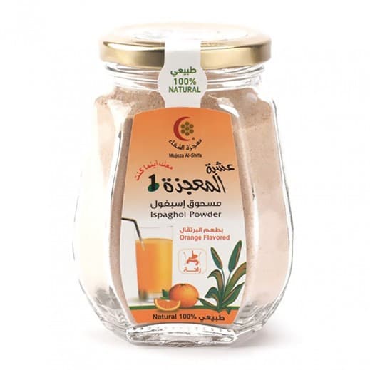 Mujeza Orange Flavored Ispaghol Powder 100G