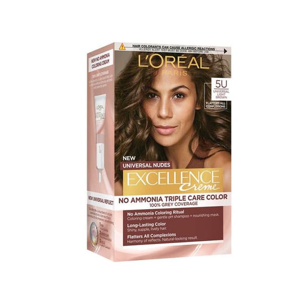 L'Oreal Paris Excellence Creme Universal Nudes Light Brown 5U Hair Color