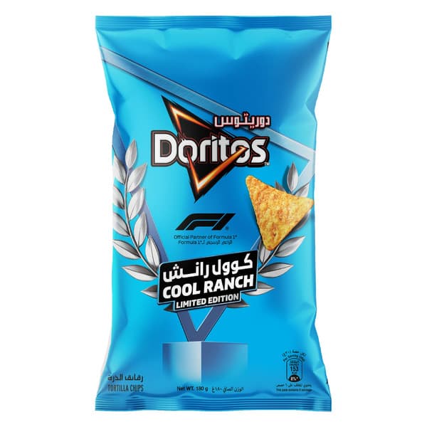 Doritos Cool Ranch Tortilla Chips 180G