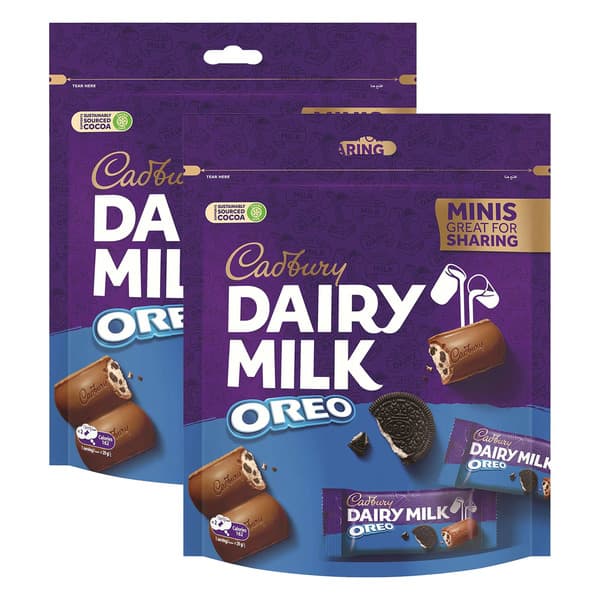 Cadbury Dairy Milk Oreo Minis Milk Chocolate 2X145G