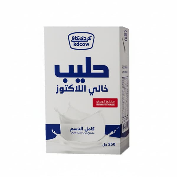 KD Cow Lactose Free Full Fat Milk 250Ml