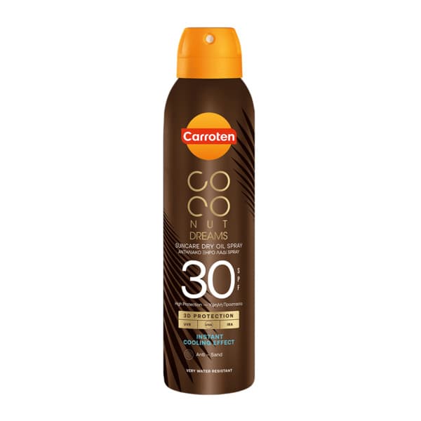 Carroten Coconut Dreams Suncare Dry Oil Spray SPF30 150Ml