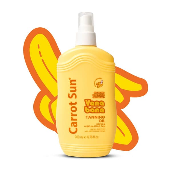 Carrot Sun Vanabana Banana & Vanilla Tanning Oil 200Ml