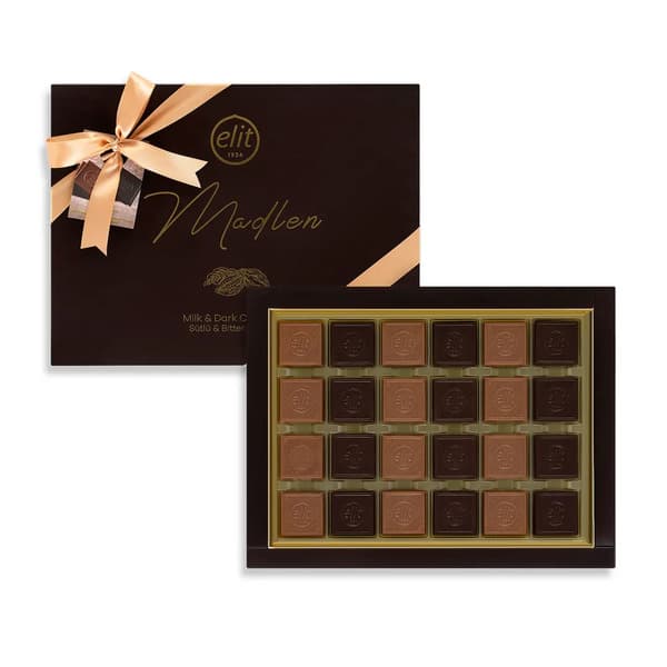 Elit Gold Madlen Milk & Dark Chocolate 375G