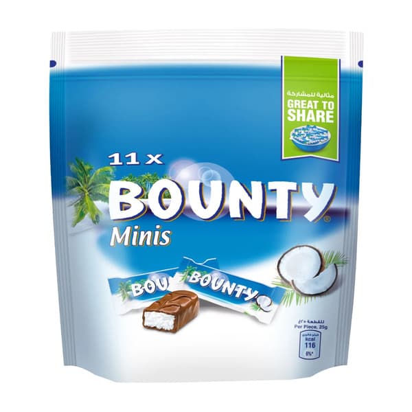 Bounty Minis Chocolate 11X275G