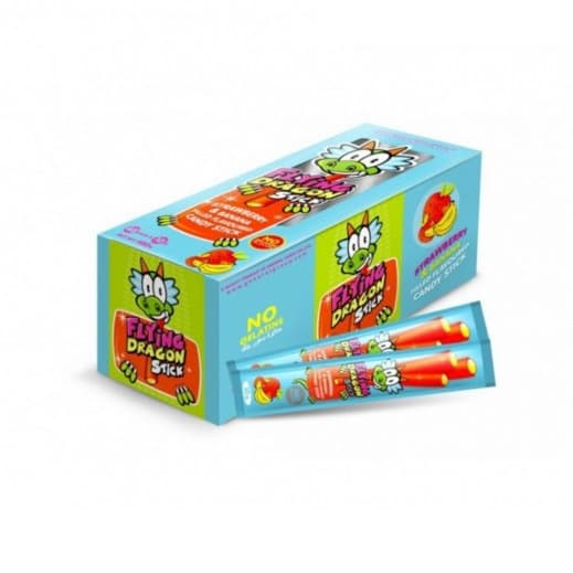 Flying Dragon Strawberry & Banana Candy Stick 48X10G