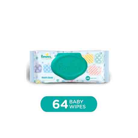 PAMPERS Wet Wipes 64 PCS