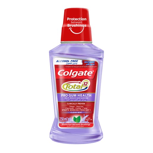 COLGATE MOUTHWASH TOTAL PRO GUM HEALTH MINT 250ML
