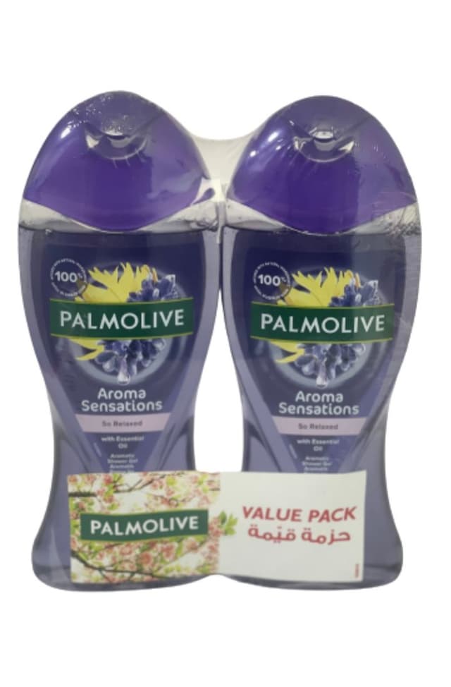 PALMOLIVE AROMA RELAX SHOWER GEL 2X250ML