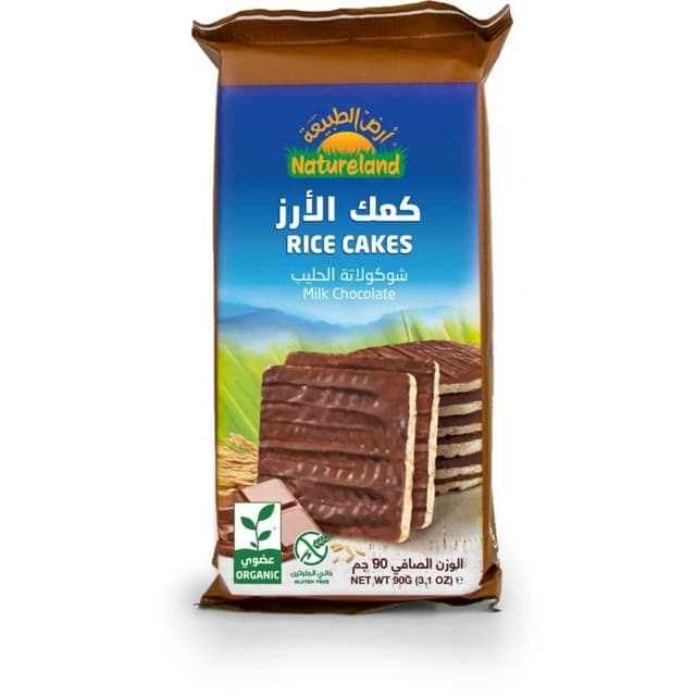 Natureland Milk Chocolate Rice Cakes