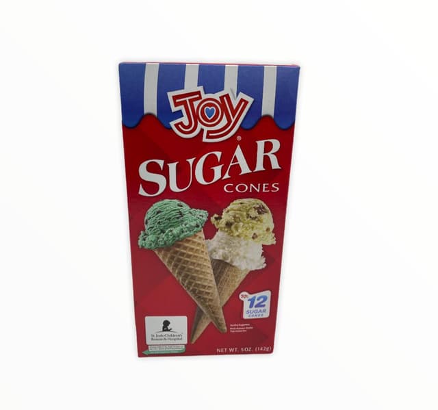 JOY ICE CREAM SUGAR CONES 12PCS 142 GM