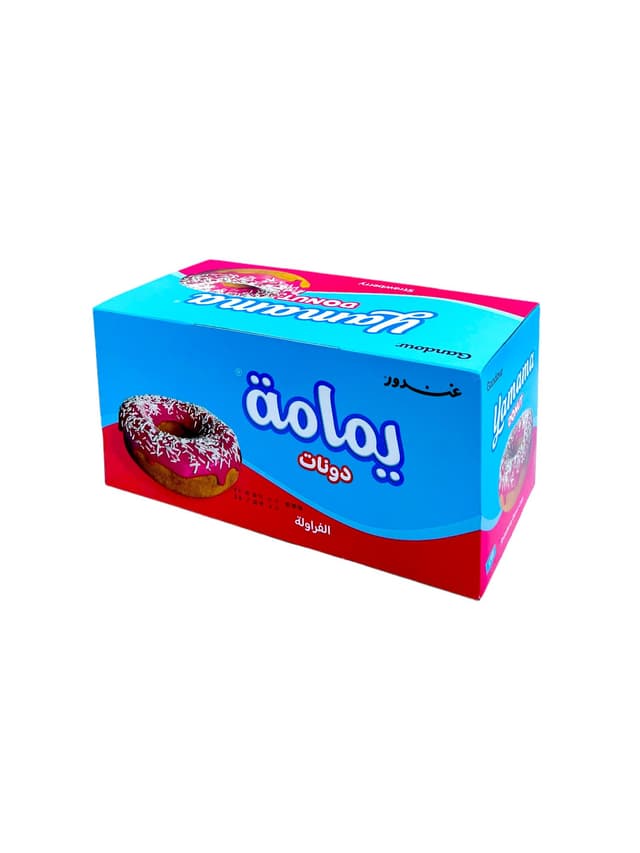 GANDOUR YAMAMA DONUT STRAWBERRY 12 X 37GM