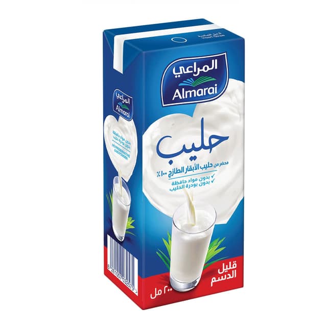 ALMARAI LONG LIFE MILK L/FAT 200 ML