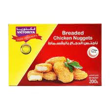 VICTORIA BREADED CHICKEN NUGGETS 200GM