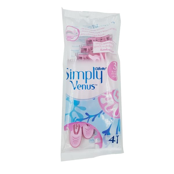 GILLETTE SIMPLY VENUS 4 BLADES