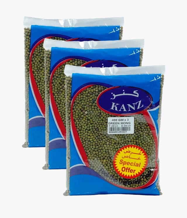 KANZ GREEN MONG WHOLE PROMO PACK 3X400GM