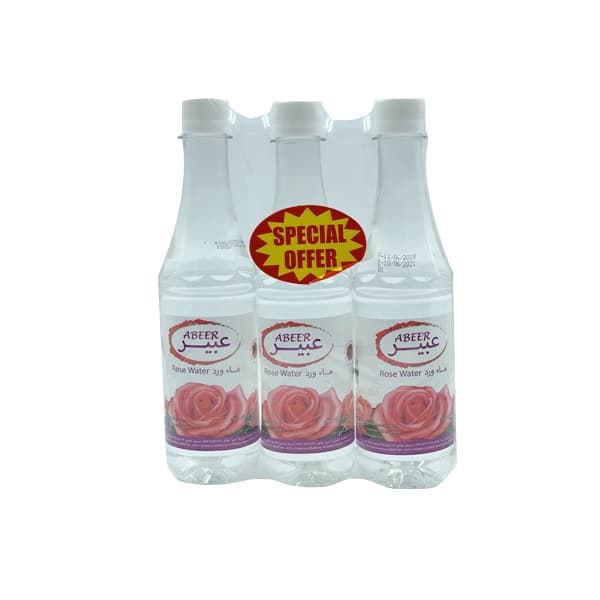 ABEER ROSE WATER 3 X 450ML