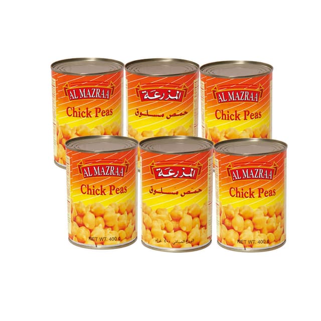 AL MAZRAA CHICK PEAS 6x400 GR