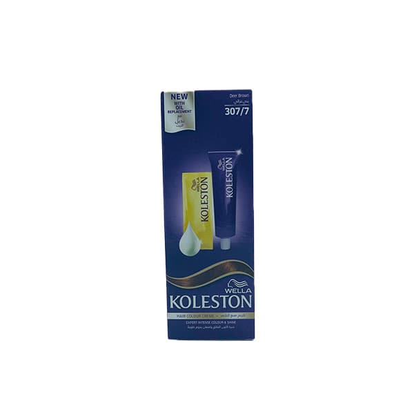 KOLESTON HAIR COLOR CREAM WITH OIL REPLACEMENT - DEER BROWN