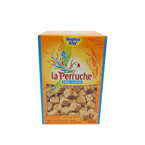 LA PERRUCHE AMBER ROUGH CUBE SUGAR 250GM
