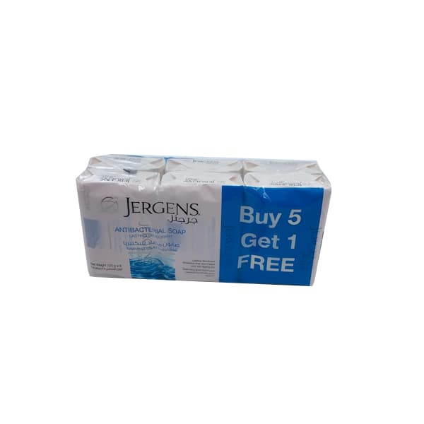 JERGENS ANTIBACTERIAL SOAP LASTING DEODORANT 6PCS
