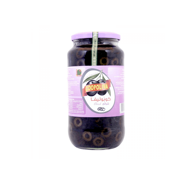 COOPOLIVA BLACK OLIVES SLICED 510 GM