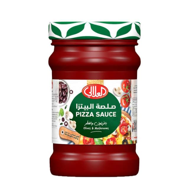 AL ALALI PIZZA SAUCE OLIVES & MUSHROOMS 640GM