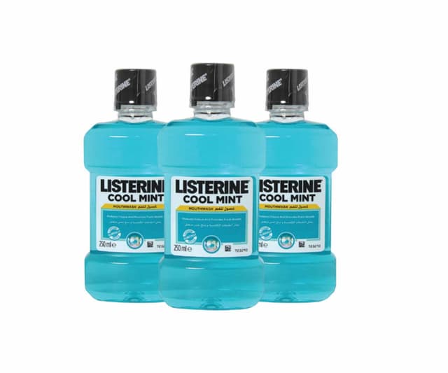 LISTERINE MOUTHWASH ZERO 250ML 2+1 FREE