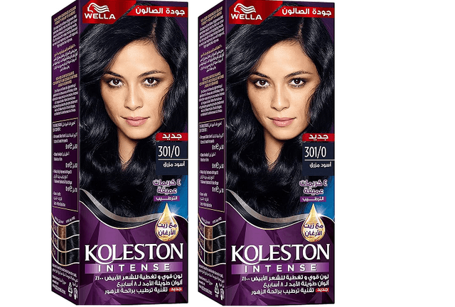 KOLESTON 301/0 BLUE BLACK HAIR COLOR 2X50ML