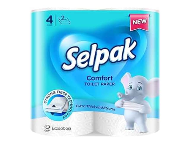SELPAK COMFORT TOILET PAPER 2 PLY 32ROLLS X 150SHEET