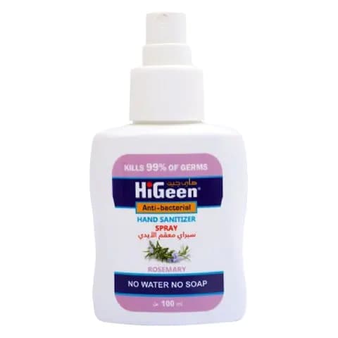 HIGEEN ROSEMARY HAND SANITIZER SPRAY 100ML