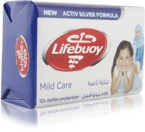 LIFEBUOY MILD CARE ACTIV SLLVER SOAP BAR 160GR