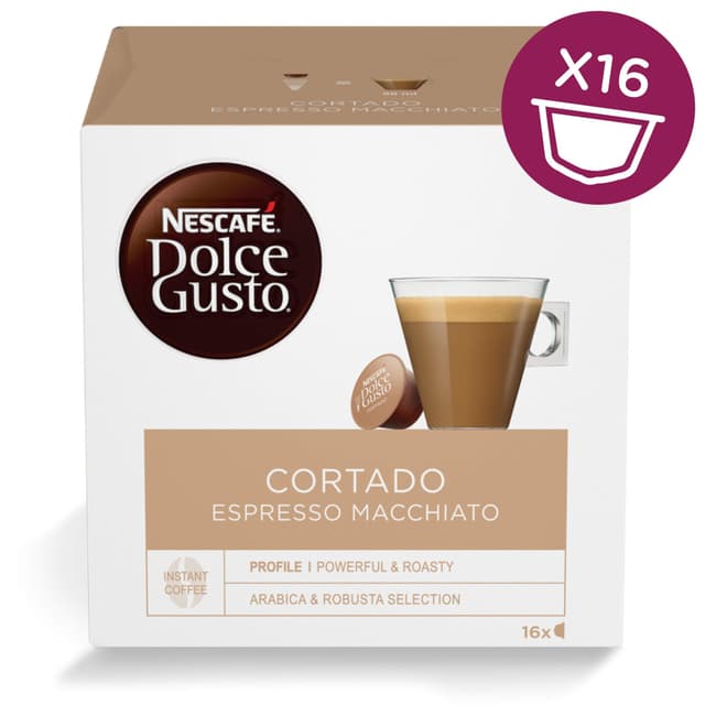 NESCAFE DOLCE GUSTO CORTADO ESPRESSO MACCHI 100.8GM