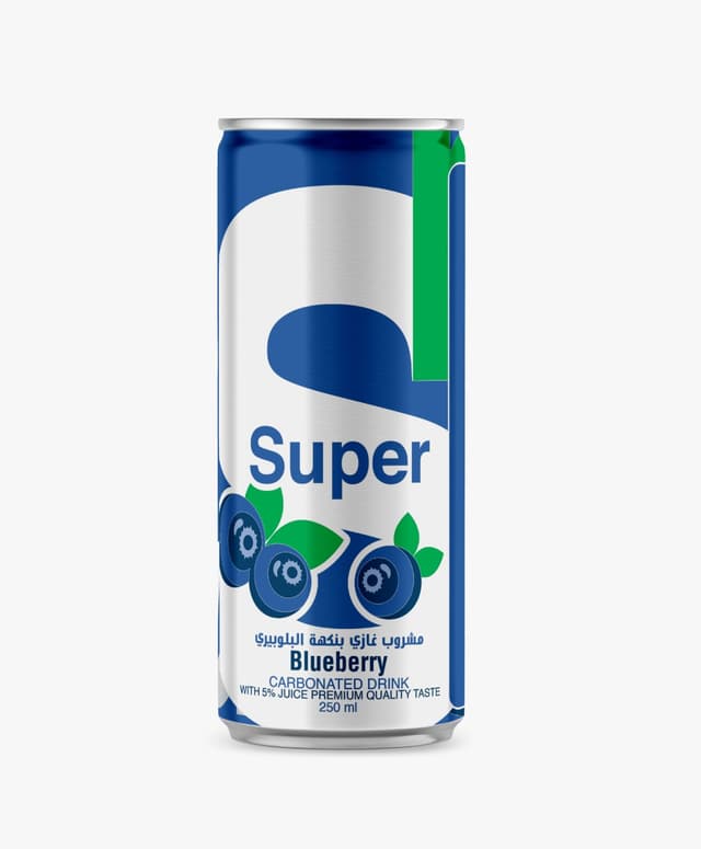 SUPER DRINK BLUEBERRY 250ML