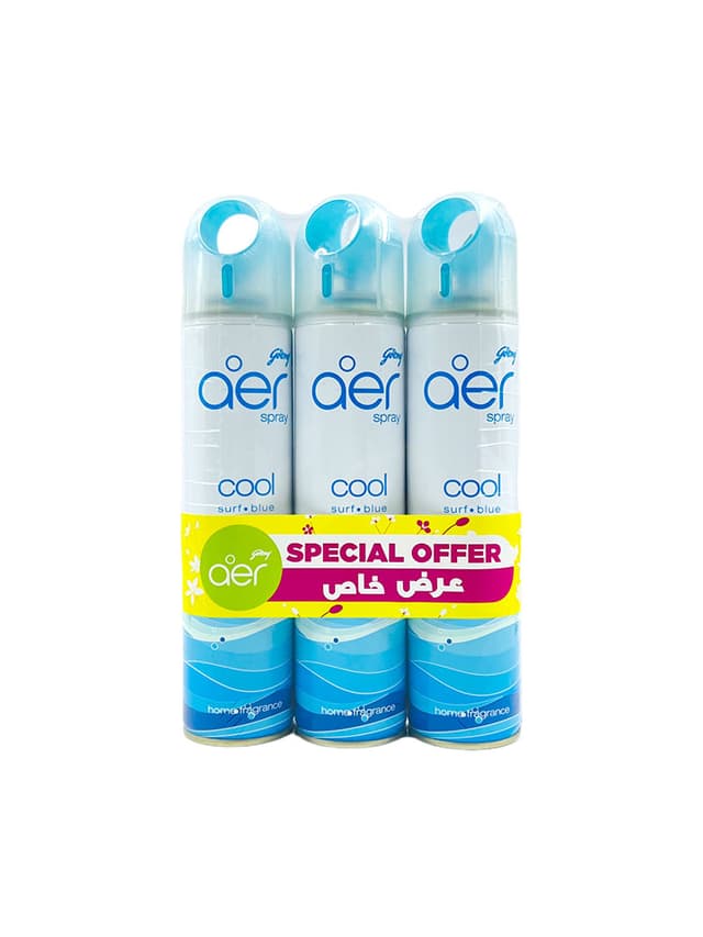 AER SPRAY COOL SURF BLUE 3X300 ML