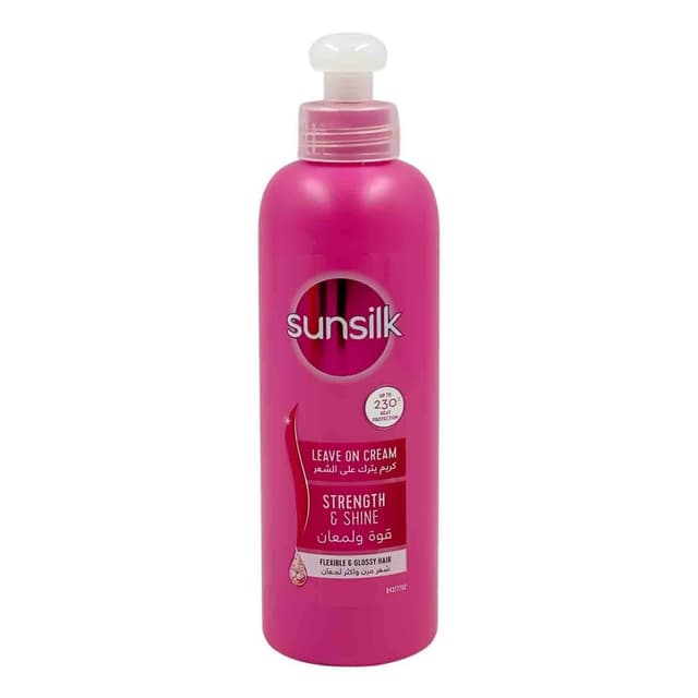 SUNSILK LEAVE ON CREAM STRENGTH & SHINE 200ML